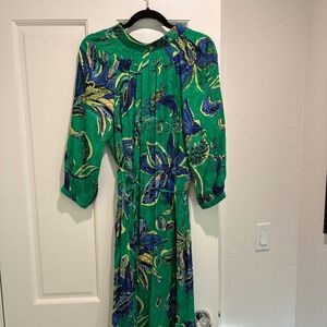 Maeve green maxi dress